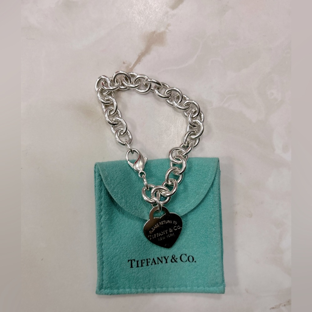 Tiffany & Co. Return to Tiffany Tag Bracelet Silver EUC